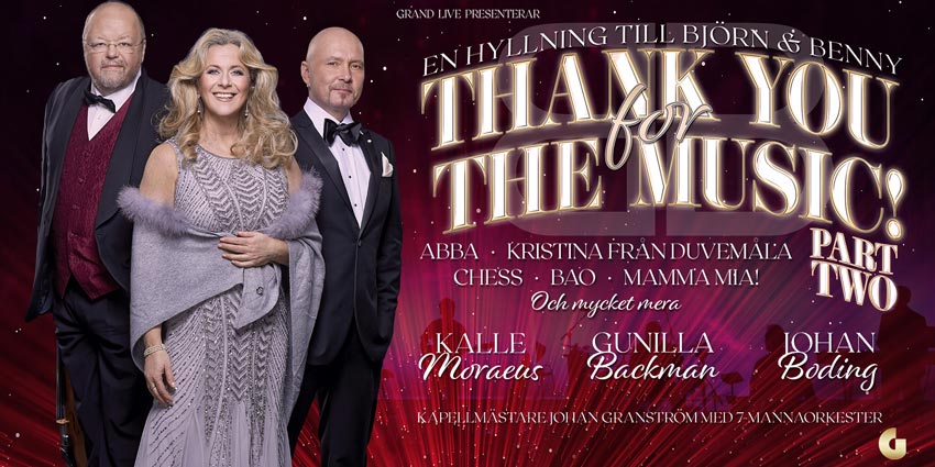 En hyllning till Björn & Benny – Thank you for the music! Part two!