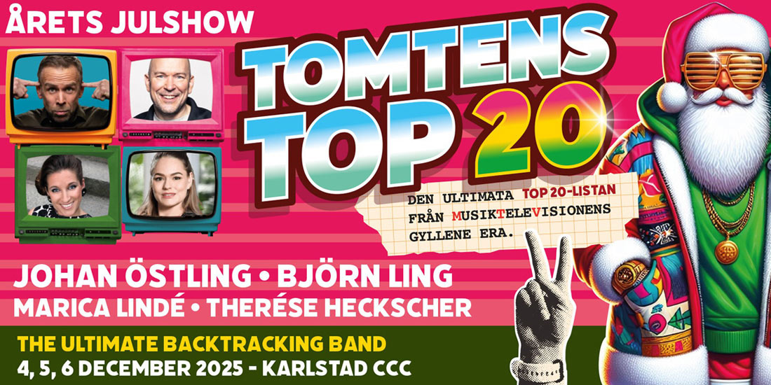 ÅRETS JULSHOW – Tomtens top 20