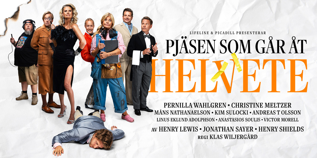 Pjäsen som går åt helvete - Kaoskomedi i bästa Cluedo mordmystik-tappning