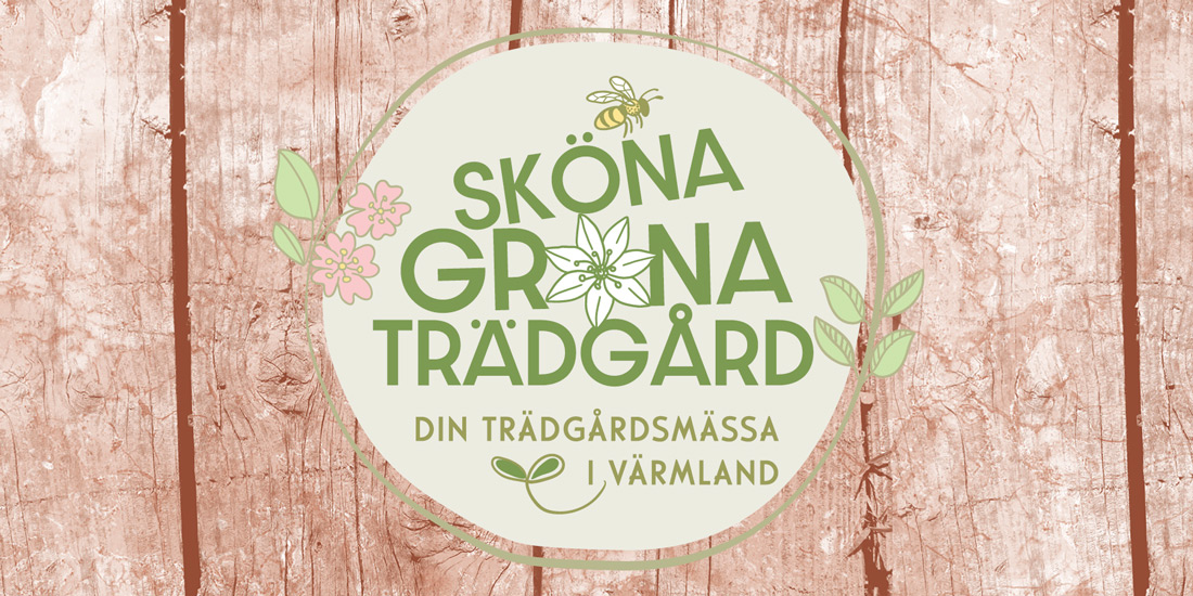 Sköna gröna trädgård
