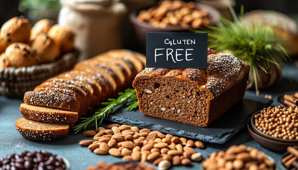 Glutenfritt bröd och nötter